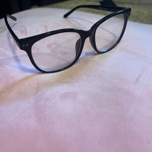Classic Wayfarer Clear Lena Black Glasses